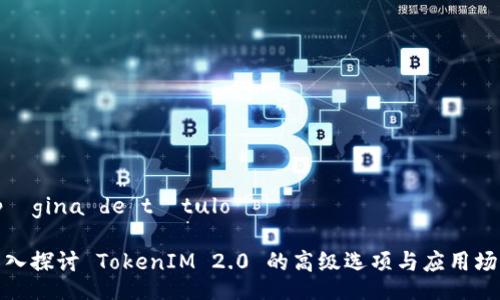  página de título 

深入探讨 TokenIM 2.0 的高级选项与应用场景