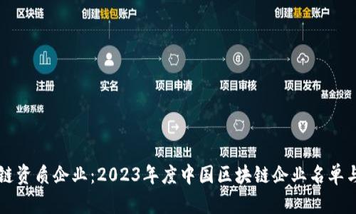 区块链资质企业：2023年度中国区块链企业名单与分析