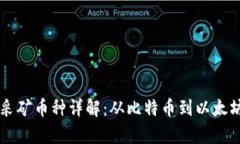 区块链主要采矿币种详解：从比特币到以太坊的