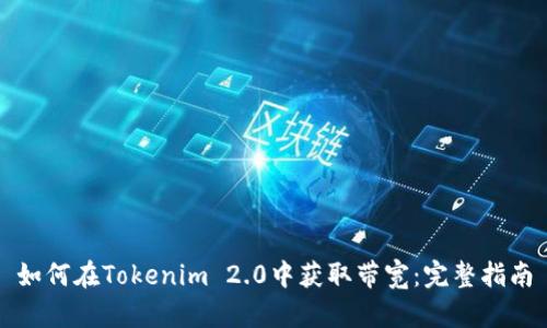 如何在Tokenim 2.0中获取带宽：完整指南