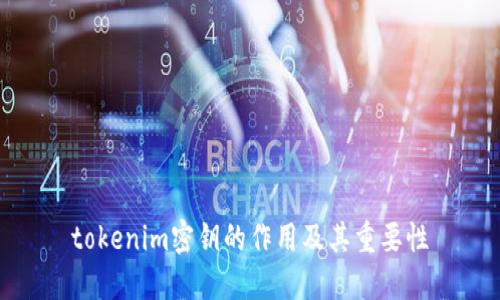 tokenim密钥的作用及其重要性