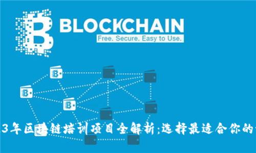 2023年区块链培训项目全解析：选择最适合你的课程