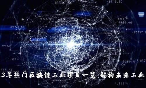 2023年热门区块链工业项目一览：解构未来工业生态