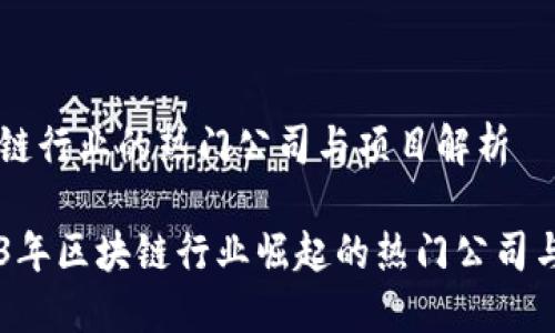 区块链行业的热门公司与项目解析

2023年区块链行业崛起的热门公司与项目