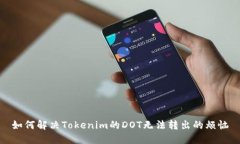 如何解决Tokenim的DOT无法转出的烦恼